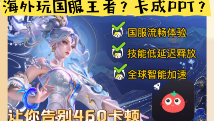 国外玩王者荣耀延迟高怎么办教程